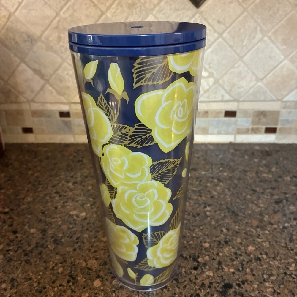 Starbucks Texas Yellow Rose Tumbler 24oz 2019 Limited Edition No Straw Cup